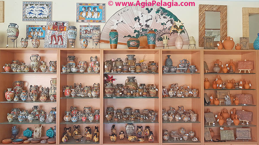 MINOAS Souvenirs and Ceramics Shop in Agia Pelagia