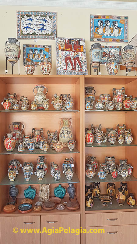 Hand Made Museum Reproductions of Ancient Minoan and Greek Pottery