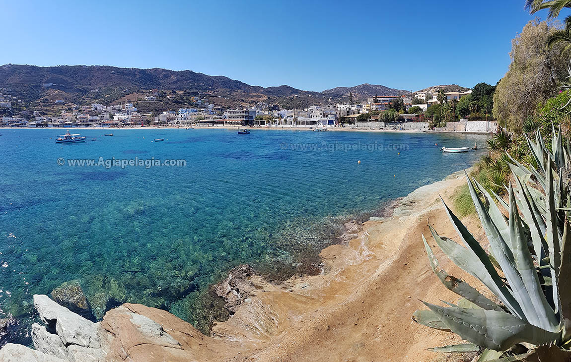 view of Agia Pelagia bay