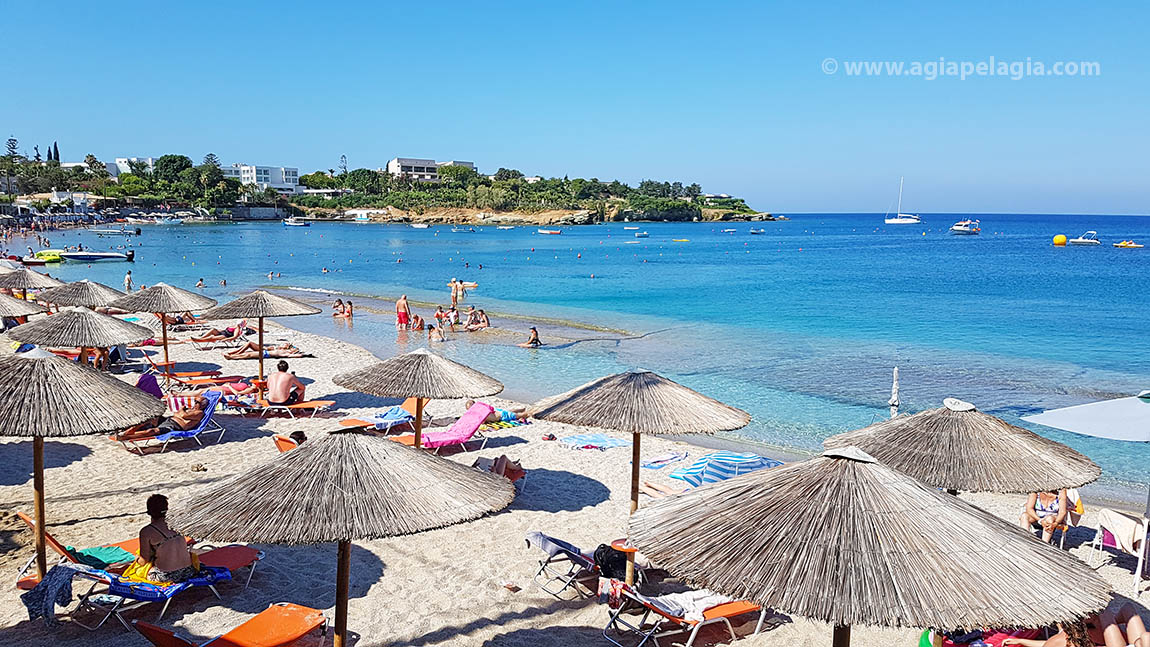Agia Pelagia's beach - island of CRETE GREECE