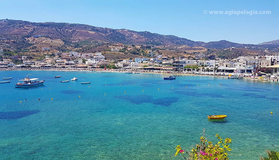 Agia Pelagia Beach Of Agia Pelagia Crete
