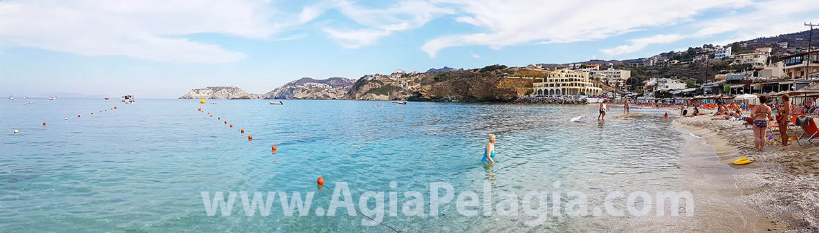 Agia Pelagia central beach