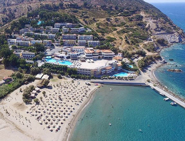 Fodele beach hotel - aerial view