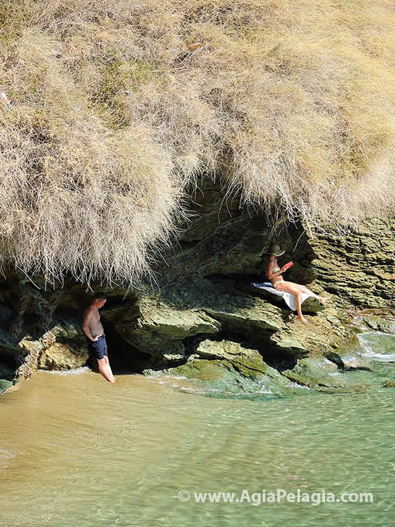 Filakes beach in Agia Pelagia