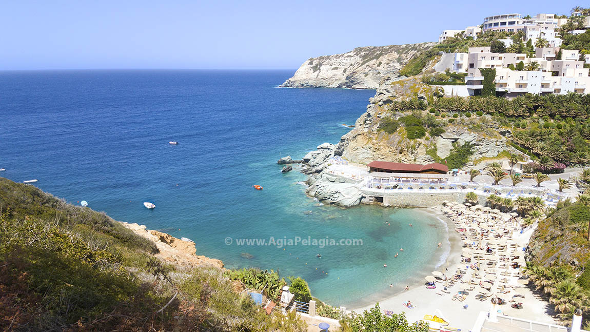 the beach of Mades (Made) - panoramic view