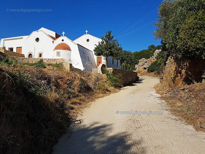 Agia's Pelagia's Monastery - Sunday's Orthodox Christian religious service takes place here (celebration of Mass)