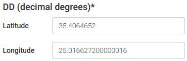 Get GPS Coordinates to Agia Pelagia Crete - DD (decimal degrees)