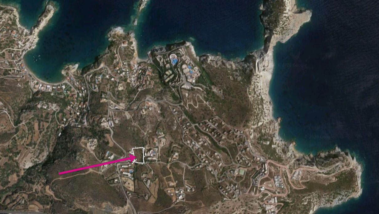 Land plot for sale by owners in Amoudi (Mades) in Agia Pelagia area Crete