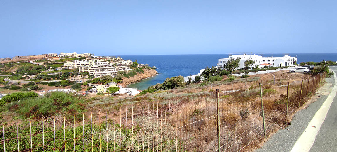 Land plot for sale by the owner in Mononaftis beach Agia Pelagia Crete Greece