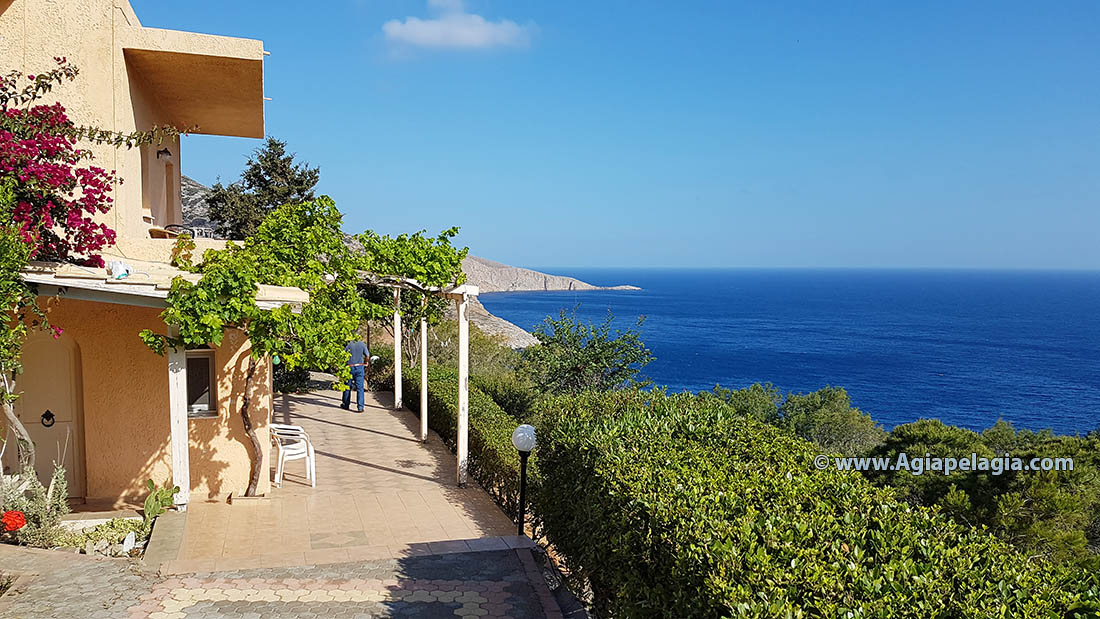 Villa property for sale by the owner in Agia Pelagia Crete - our amazing sea view to the Cretan Sea
