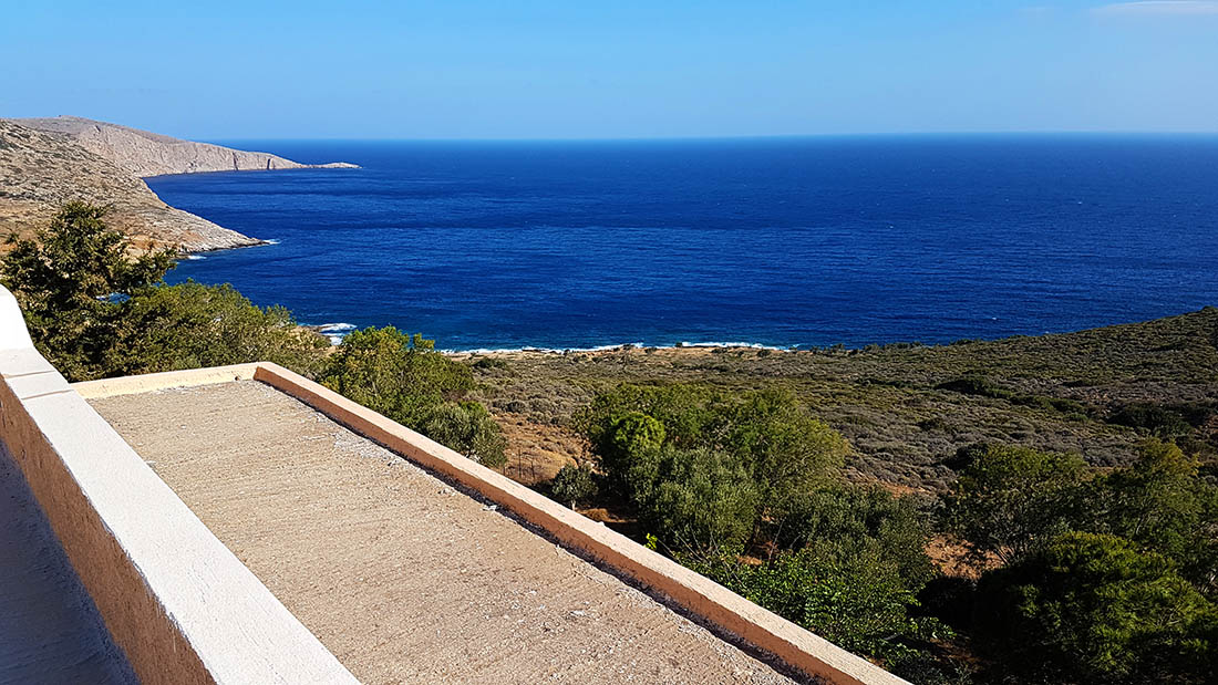 Villa property for sale by the owner in Agia Pelagia Crete - thre sea view