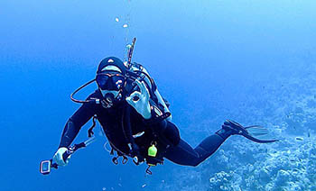 diving in Agia Pelagia Crete