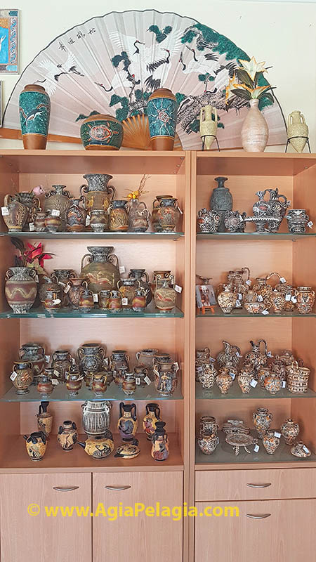 Ceramics: copies of Ancient Cretan Minoan and Greek Pottery