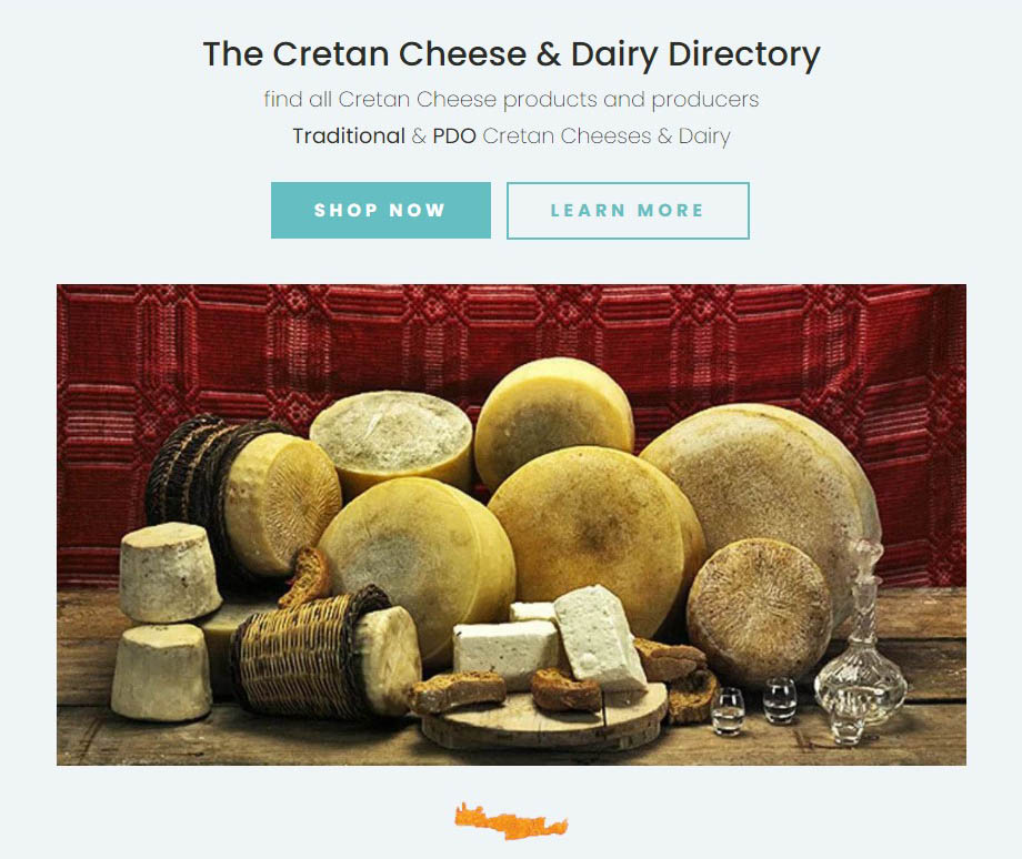 cretan cheese and dairy products- online shopping