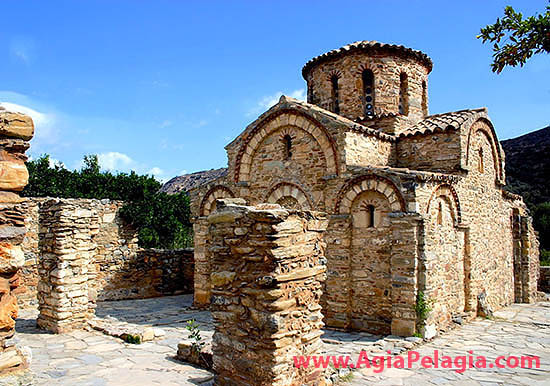 the Bynantine church of Panagia in Fodele village - Crete Greece