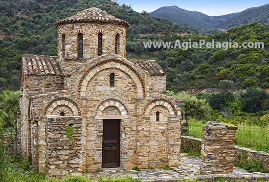 the Bynantine church of Panagia in Fodele village - Crete Greece