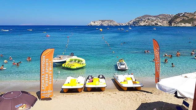 Water Sports Center in Agia Pelagia beach CRETE