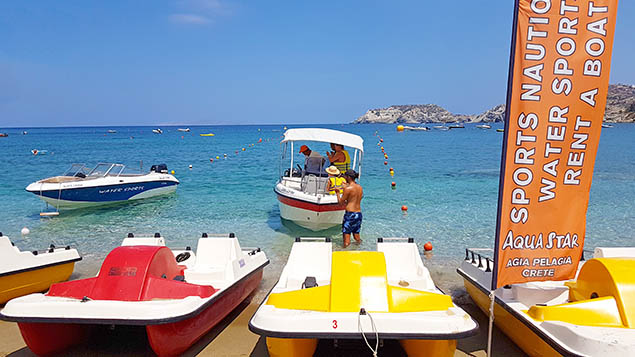 Boat Rental in Agia Pelagia Crete - Aqua Star Rent a Boat